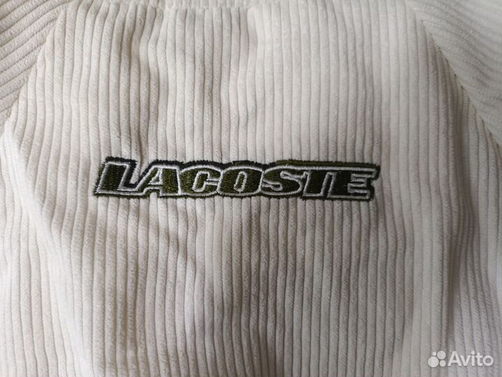 Вельветовая ветровка lacoste