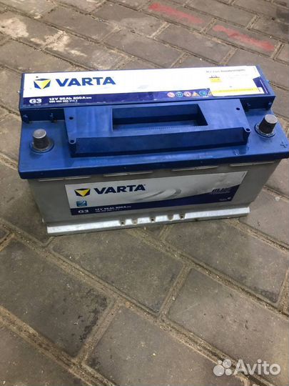 Аккумулятор 100 ач Varta Б/у
