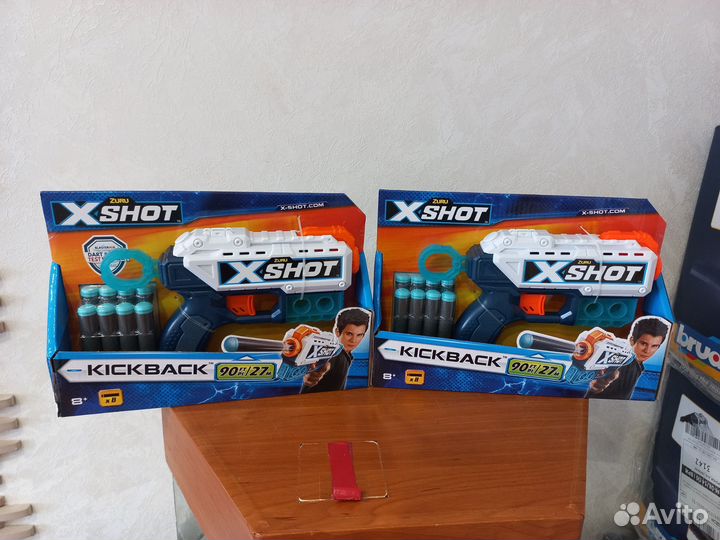 X shot бластер с патронами