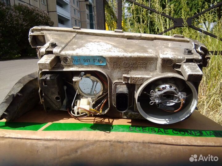 Фары на skoda octavia тур