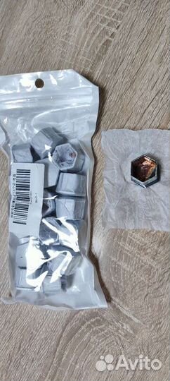 Декоративные колпачки на колесные болты 17 мм хром