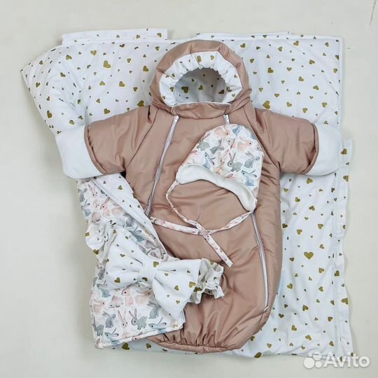 Комбинезон-кокон. Комплект на выписку Lavontenok