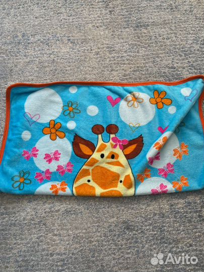 Детский плед и полотенце уголок