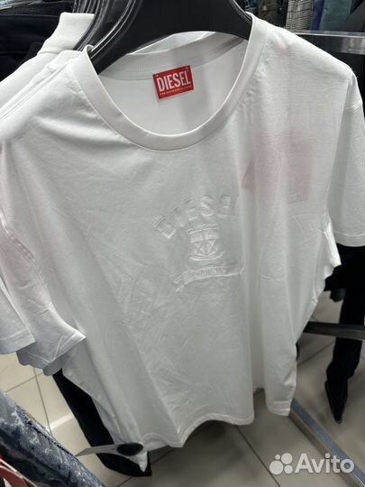 Футболка мужская diesel белая xxl