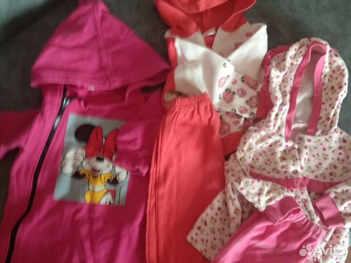 Вещи пакетом на девочку,6-12 мес