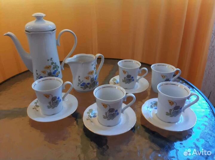 Кофейный сервиз гдр lumine гдр