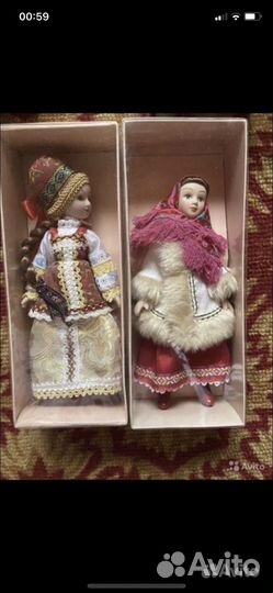 Фарфоровые куклы народов мира