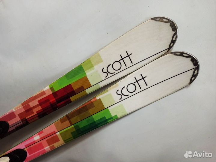 Горные лыжи 165см, ботинки 40-41