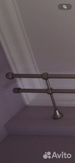 Карнизы для штор двухрядный