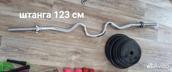 Гриф с блинами