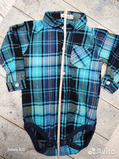 Рубашка/бодик размер 80 86