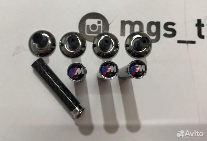 Наконечники кнопок блокировки дверей BMW M карбон
