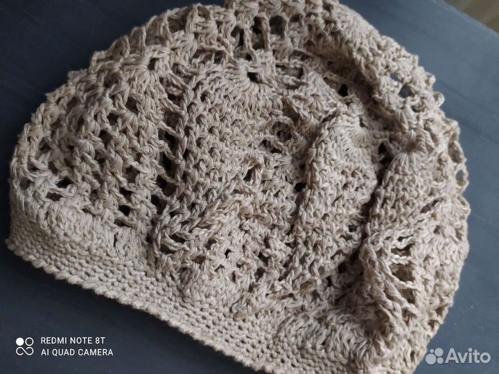 Берет вязаный