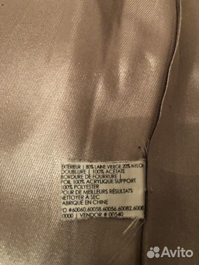 Пальто демисезонное club monaco