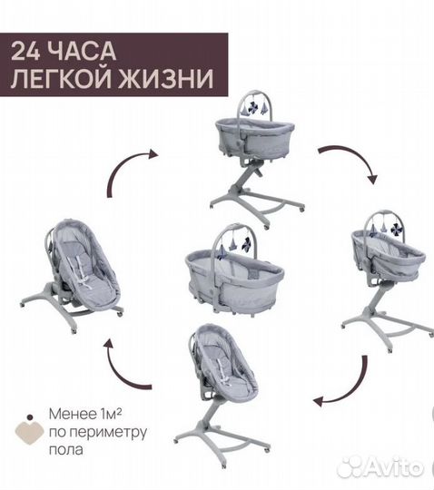 Детская кроватка люлька Chicco