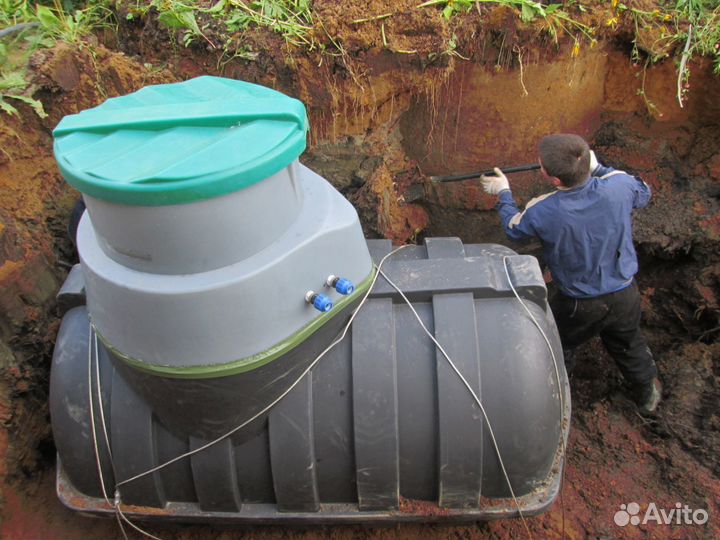 Септик био Green 4 с переливом