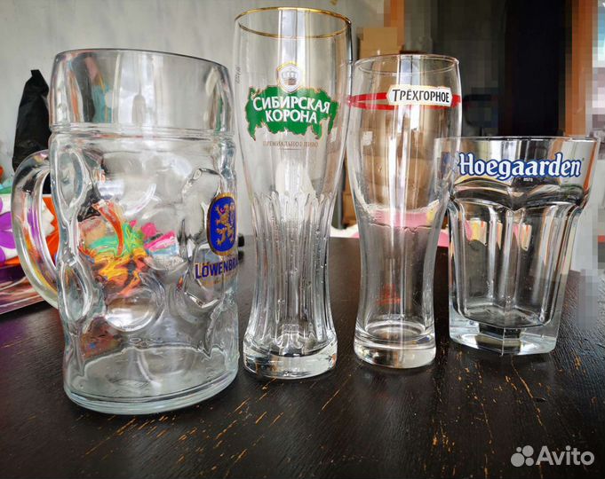 Пивные бокалы Новые