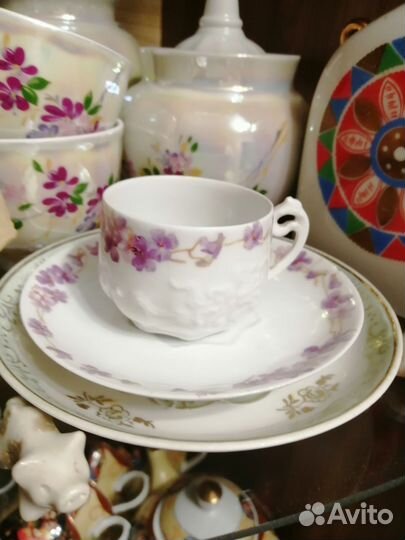 Чайная пара фарфор Кузнецовский