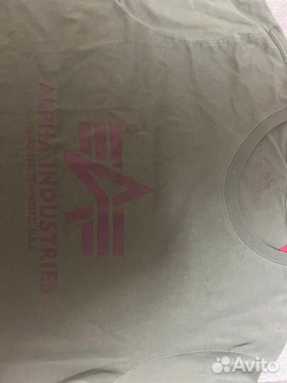 Футболка alpha industries