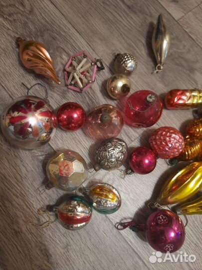 Елочные игрушки СССР