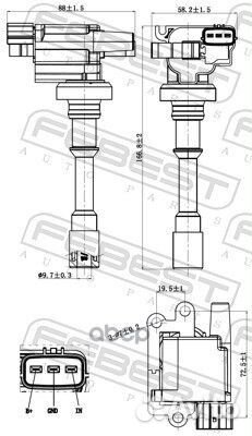 Катушка зажигания 04640-001 Febest