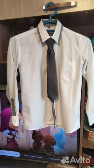 Школьный костюм рост 146 серый