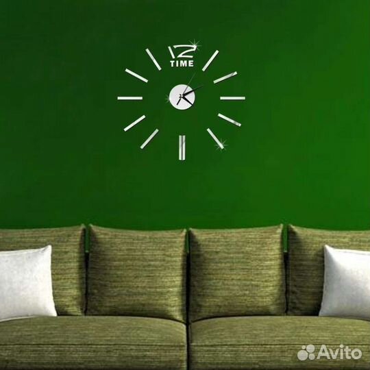 Часы настенные 3d интерьерные
