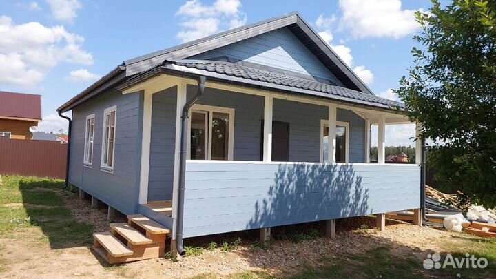 Каркасный дачный домик