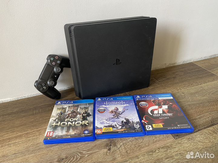 Sony playstation 4 PS4 slim + игры
