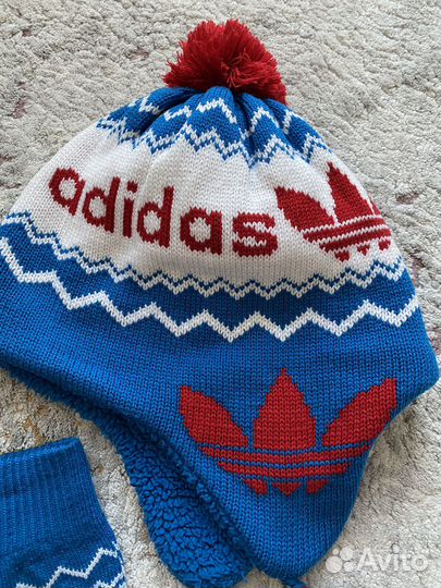 Шапка и перчатки Adidas Original’s оригинал