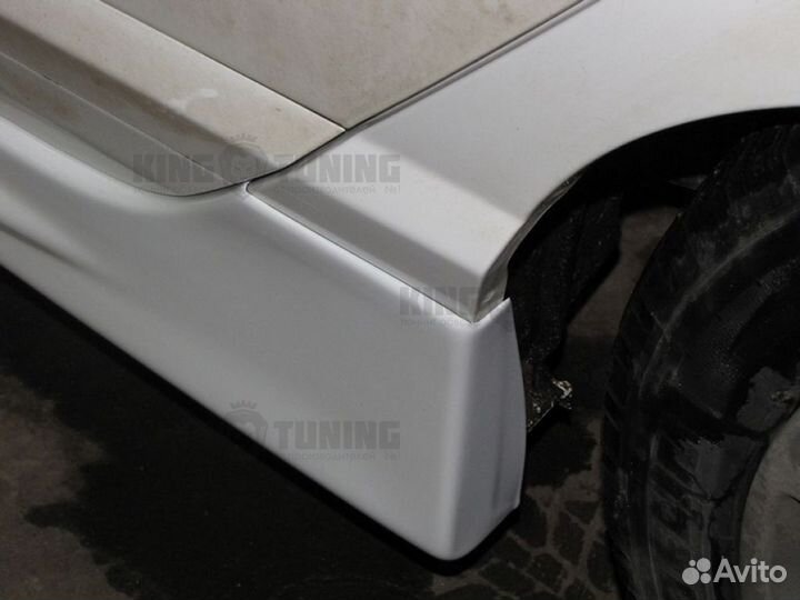 Пороги Honda Civic 8 Mugen (абс пластик)