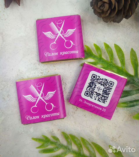 Шоколадки с логотипом