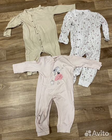 Одежда пакетом для девочки 80-86 размер
