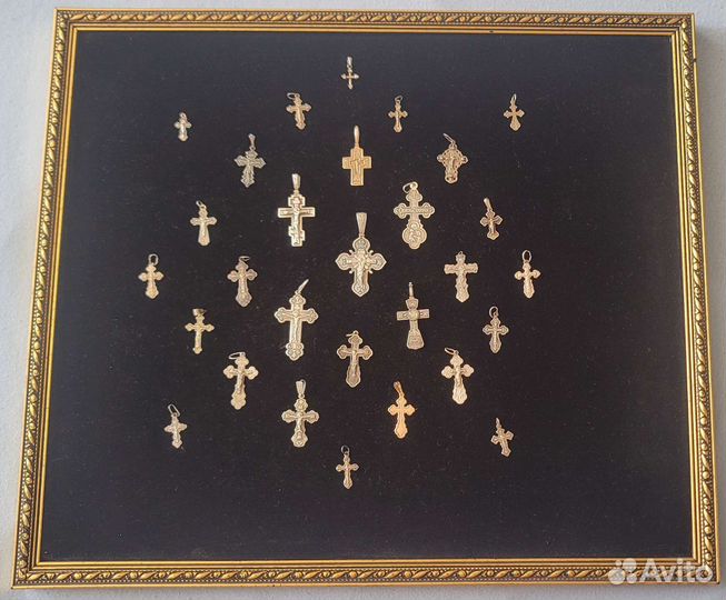 Крестик нательный серебро