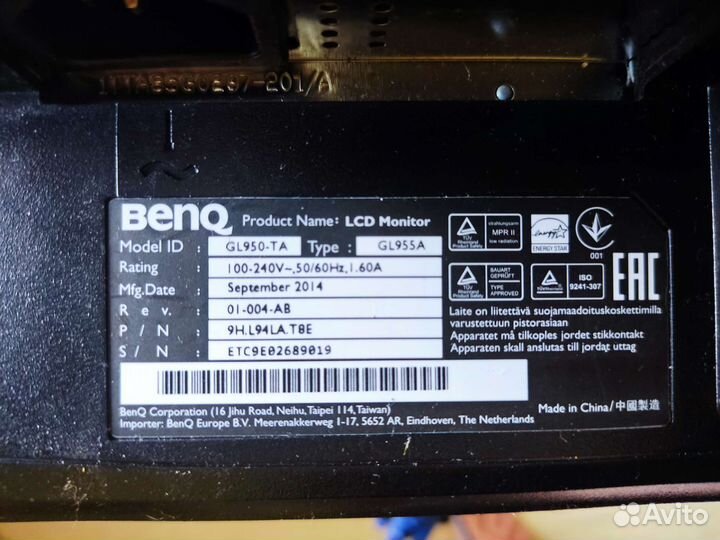 Монитор benq