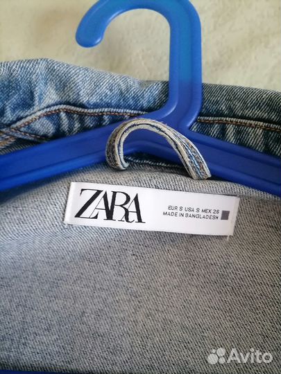 Джинсовка zara женская