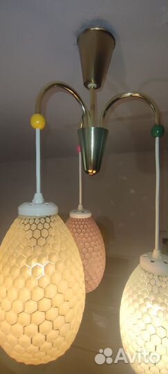 Люстра винтаж СССР из ГДР ананас