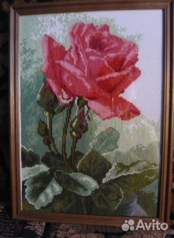 Картина вышитая крестом