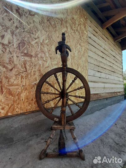 Прялка деревянная старинная