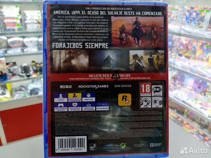 Red dead redemption 2 ps4 диск
