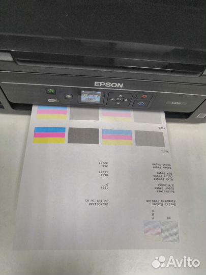 Цветное мфу Epson L456 с заводской снпч и Wi Fi