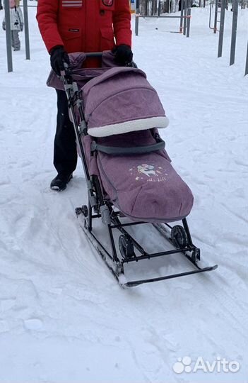 Санки коляска ника 7 8