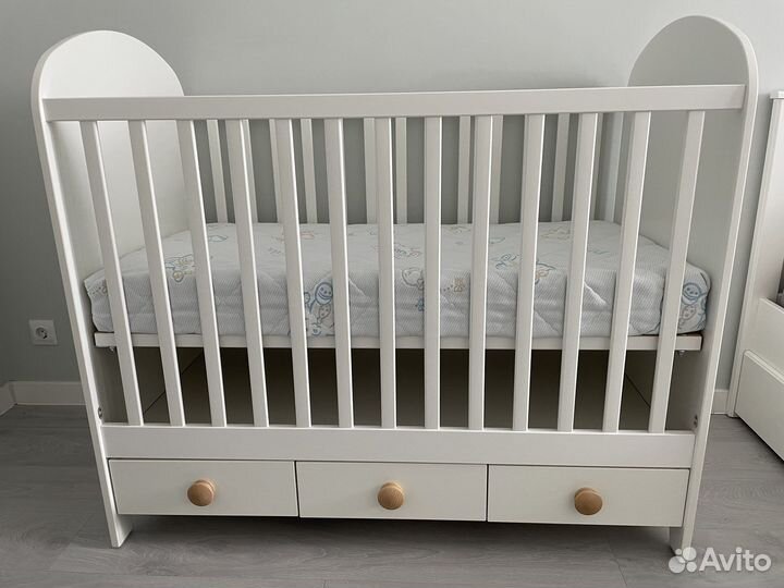 Детская кровать gonatt IKEA + матрас
