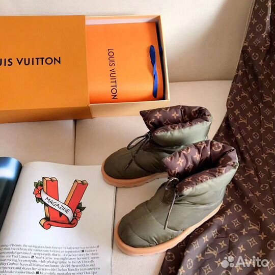 Сапоги зимние женские Louis Vuitton