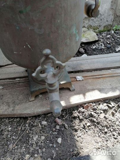 Самовар на дровах старинный