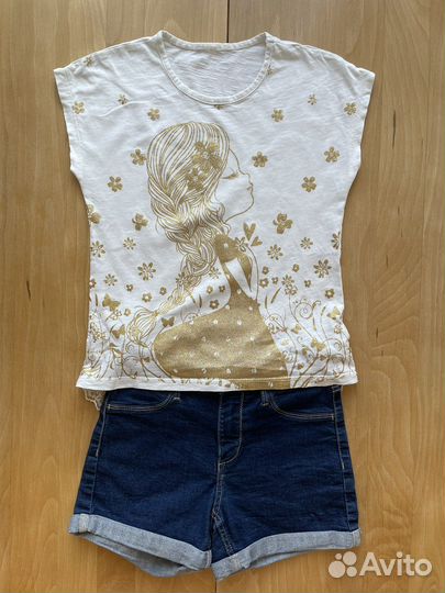 Пакет одежды на девочку 128-134