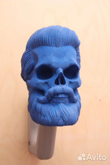 Вешалка-держатель для шлема, цвет синий