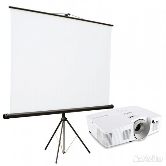 Аренда проектора и экрана, тв-панели