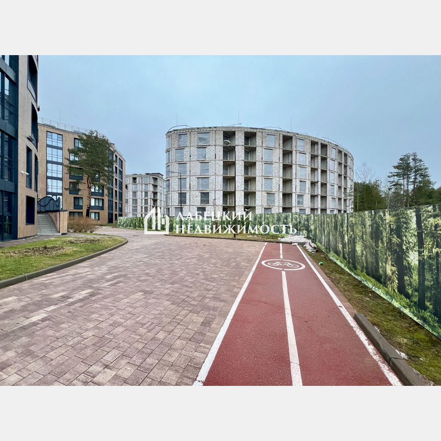 1-к. апартаменты, 47,7 м², 1/6 эт.