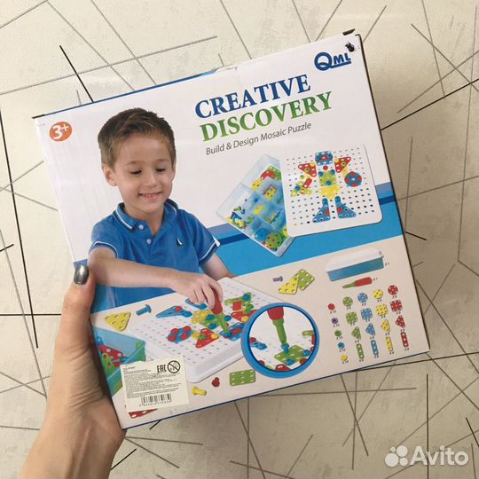 Конструктор с отверткой и болтиками